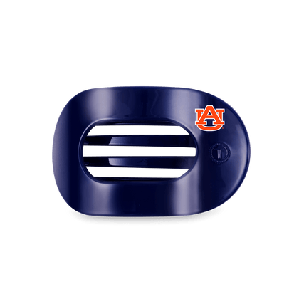 Auburn University Medium Flat Round Hair Clip - Medium Hair Clip - TELETIES 