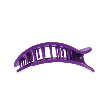 LSU Medium Flat Round Hair Clip - Medium Hair Clip - TELETIES 1