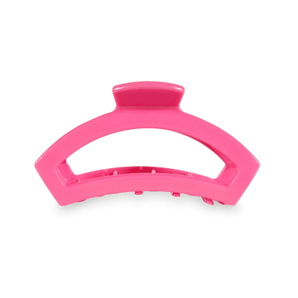 Open Paradise Pink Medium Hair Clip - Medium Hair Clip - TELETIES 