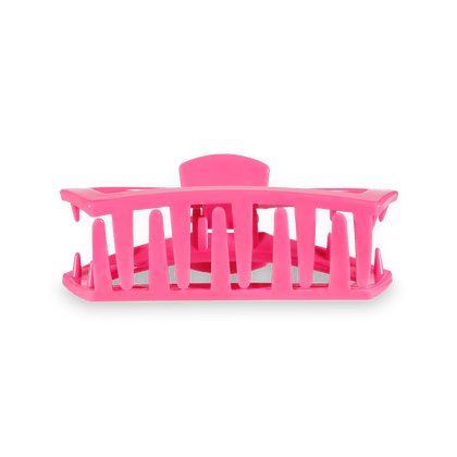 Open Paradise Pink Medium Hair Clip - Medium Hair Clip - TELETIES 2