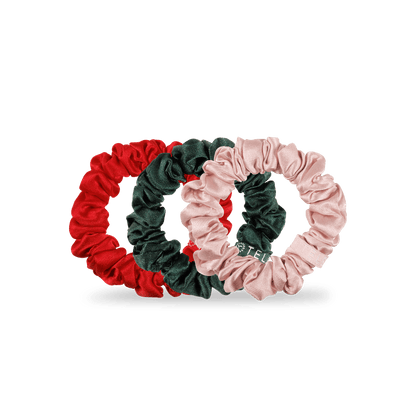 Poinsettia - Small Scrunchie - TELETIES 1