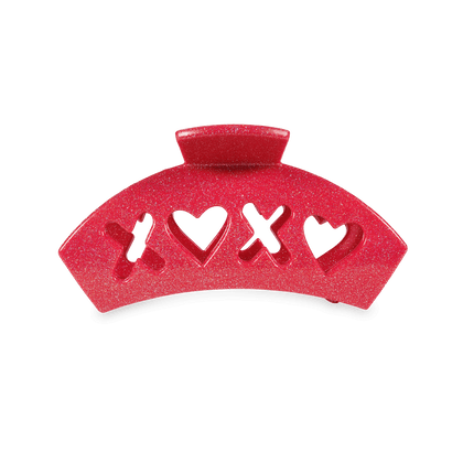 Red Sweet Talker Medium Hair Clip - Medium Hair Clip - TELETIES 