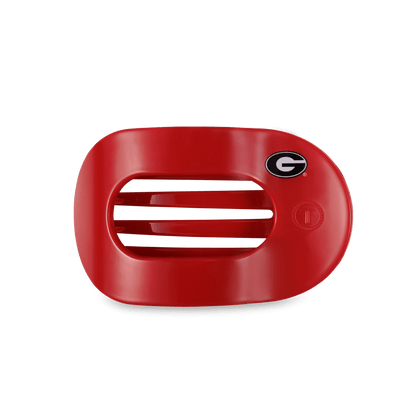 University of Georgia Medium Flat Round Hair Clip - Medium Hair Clip - TELETIES 