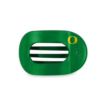 University of Oregon Medium Flat Round Hair Clip - Medium Hair Clip - TELETIES 