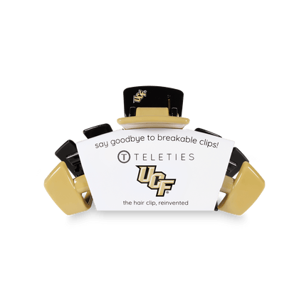 University of Central Florida Medium Hair Clip - Medium Hair Clip - TELETIES 1